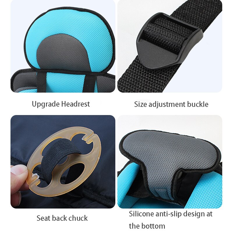 Car Child Seat Portable Adjustable Cushion Comfortable Cushion Baby ...