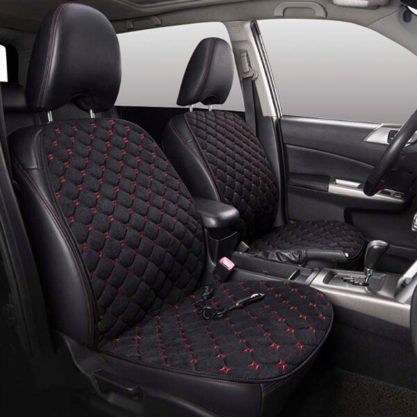 AUTOYOUTH 12V Car Heated Seat Covers Universal Winter Car Seat Covers