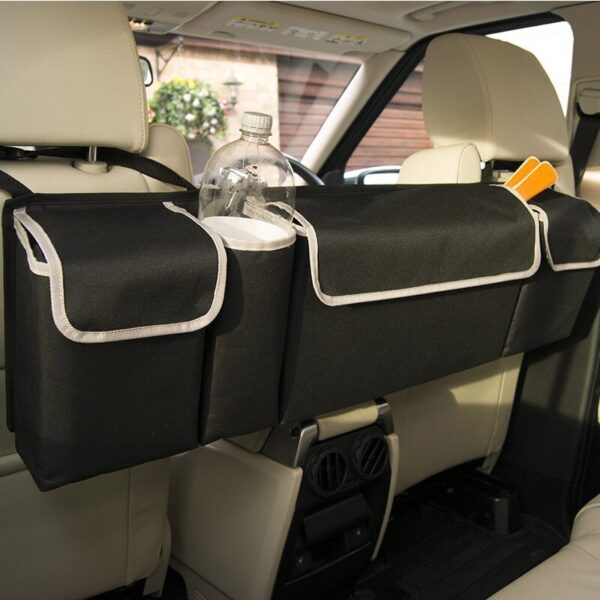 Car Trunk Organizer Backseat Storage Bag High Capacity Multi-use Oxford Cloth Car Seat Back Organizers Interior Accessories
