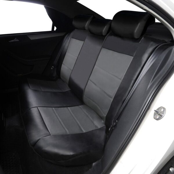 PU Leather Car Seat Covers - Universal for Cars SUV Vehicles 3mm Composite Sponge InsideAirbag Compatible Car Interior